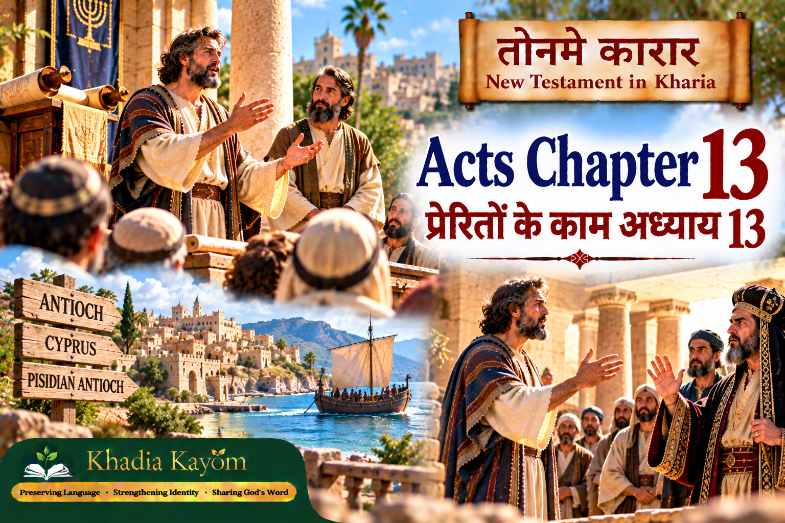 Acts Chapter 13 in Kharia &ndash; Paul and Barnabas Begin Their First Missionary Journey