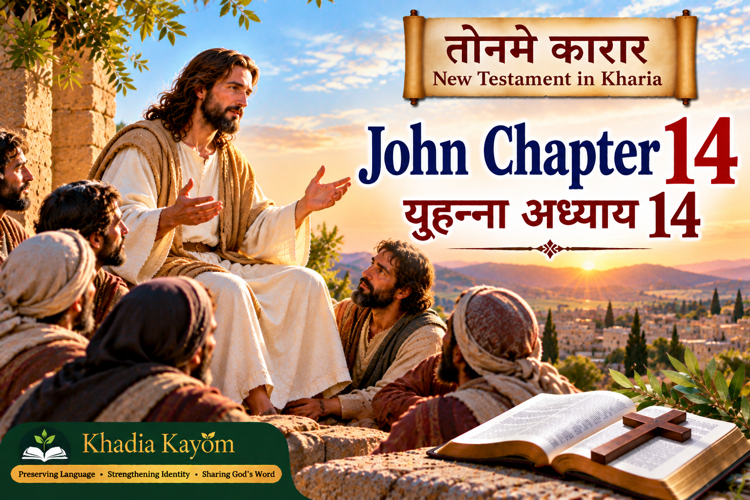 John Chapter 14 in Kharia &ndash; Jesus Teaches the Way, the Truth, and the Life